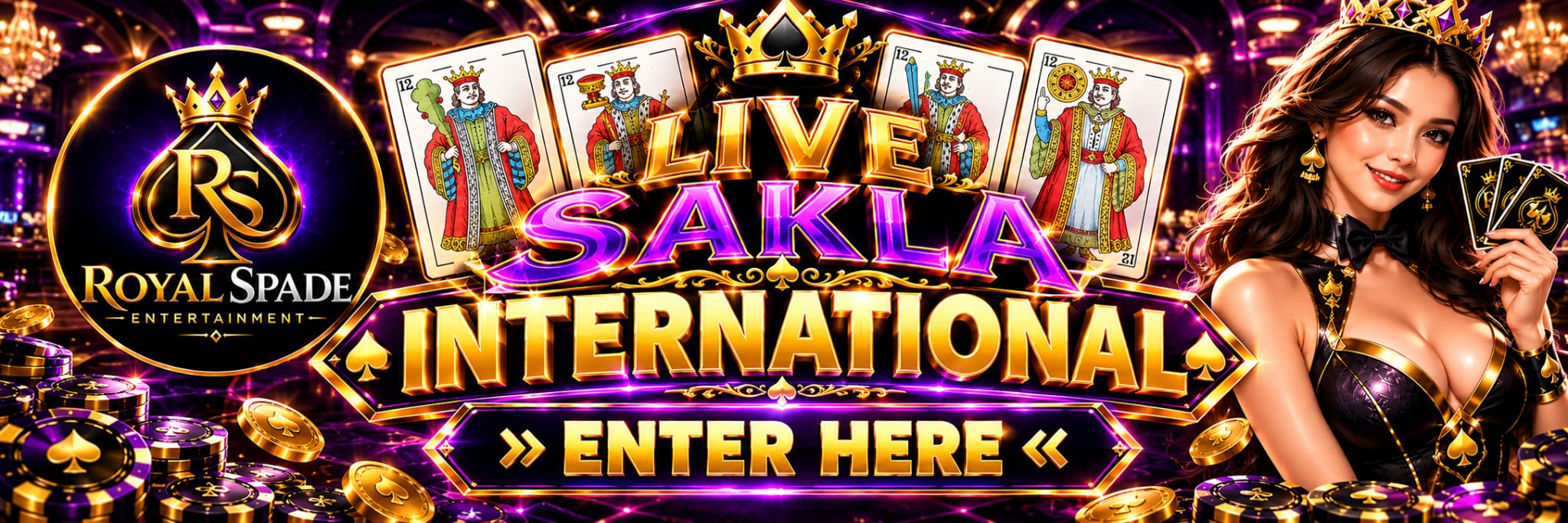 Royal Spade Live Sakla International